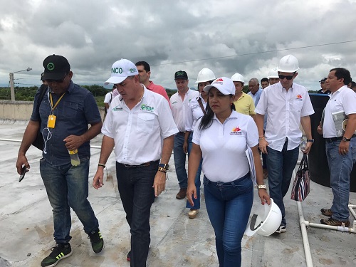 COMFACESAR Y LA GOBERNACIÓN DEL CESAR INSPECCIONARON OBRA DE VIVIENDAS EN CHIRIGUANÁ